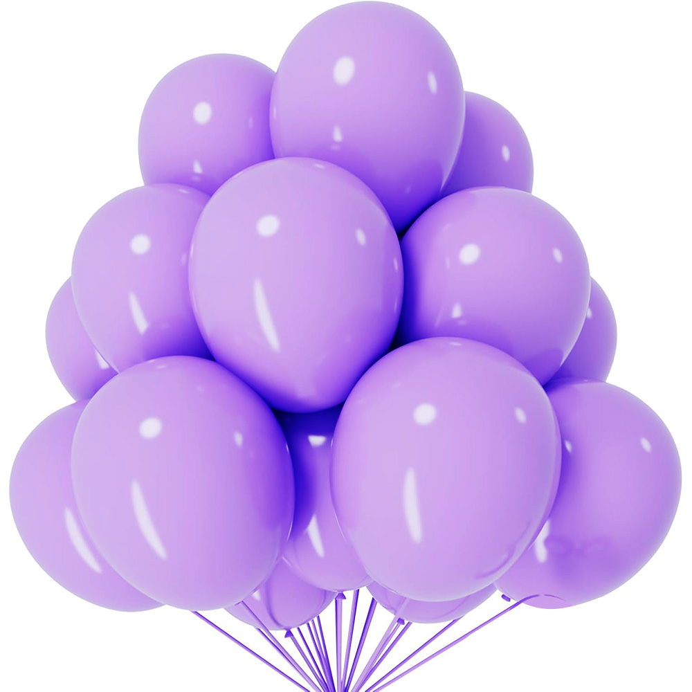 Decor Lighting Pack - Açık Mor Lateks Balon 5-100 adet/paket