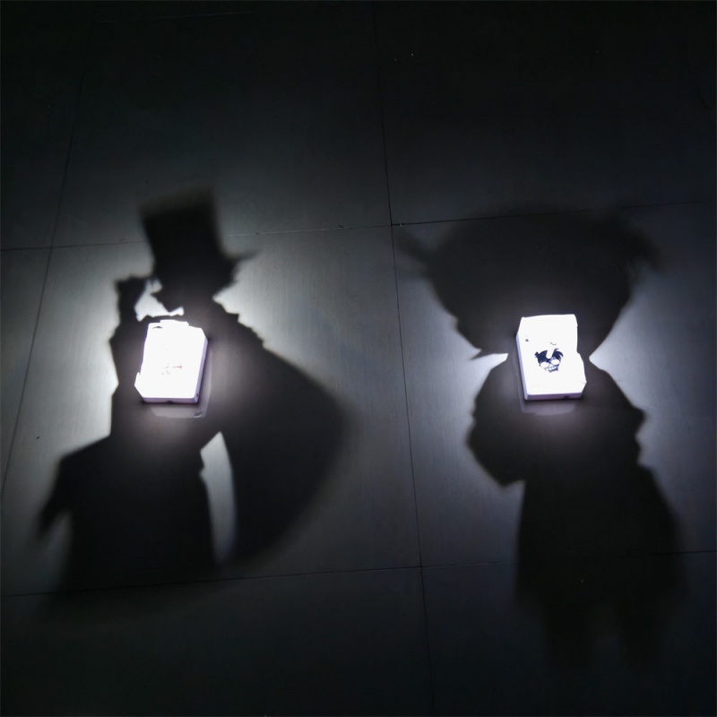 Lighting Home Decor Items - Anime figürü siluet duvar lambası Anime