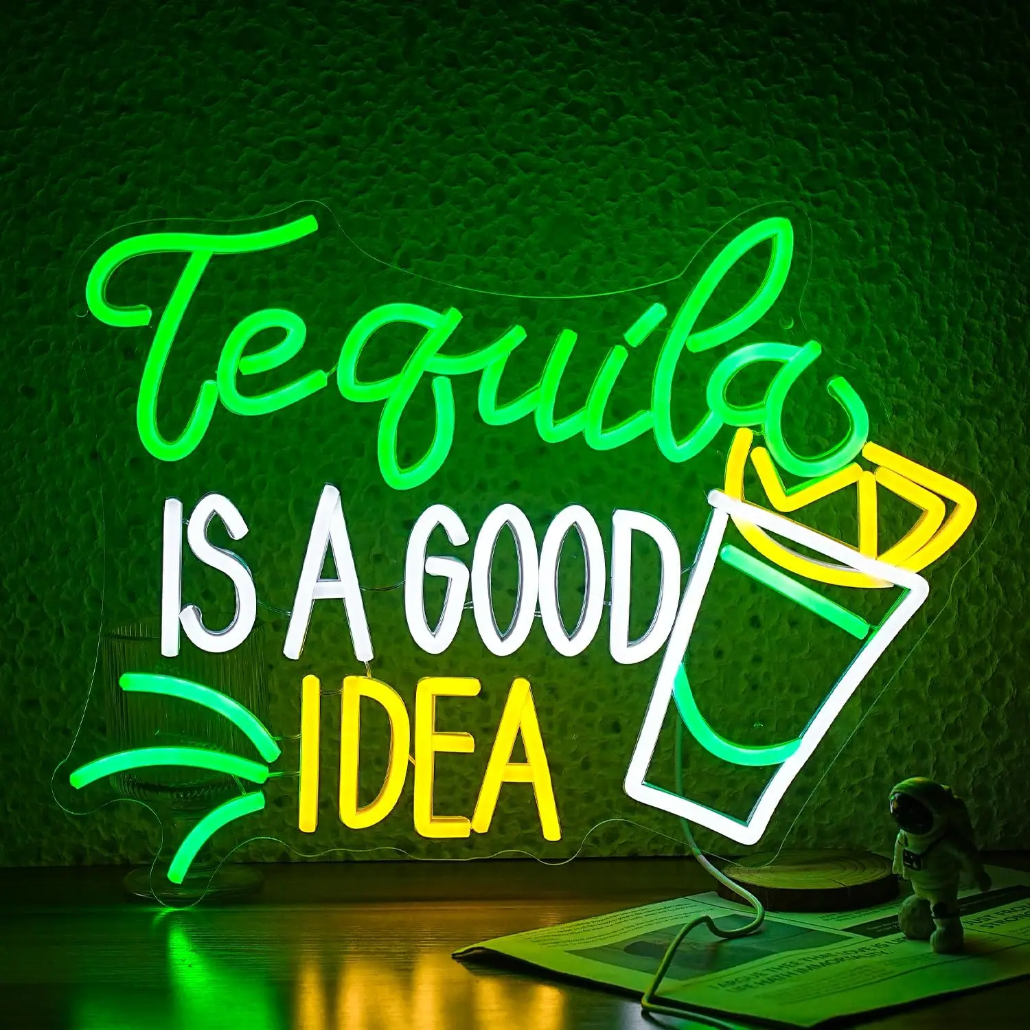 Lighting Home Decor Ideas - Tekila İyi Bir Fikirdir Neon Tabela