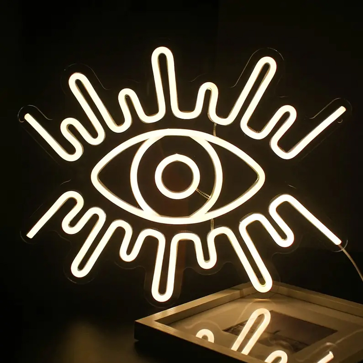 Lighting Home Decor Ideas - LED Neon Göz Işığı, Ev, Bar,