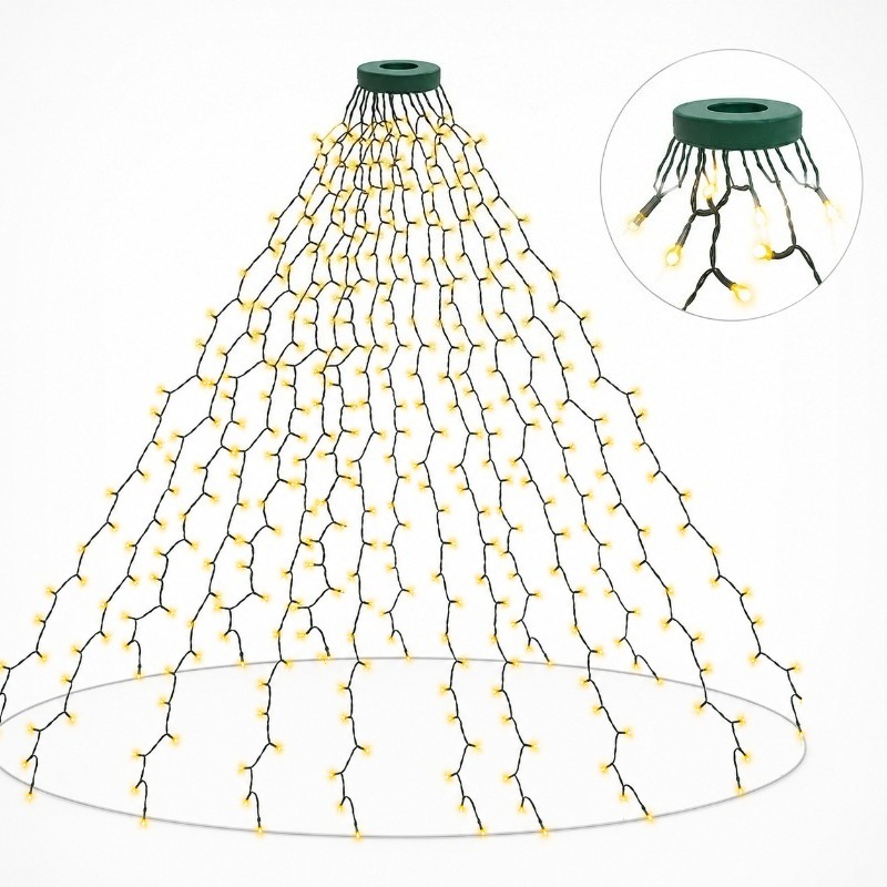 Garden Lighting Decor - Su Geçirmez USB LED Işık Zinciri,
