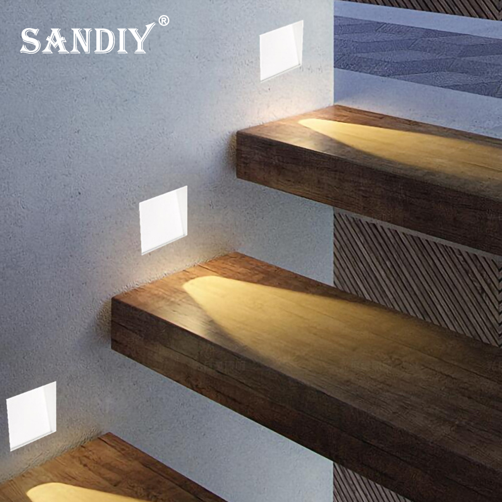 Foyer Lighting Wall Decor - SANDIY duvar lambası gömme gece lambası