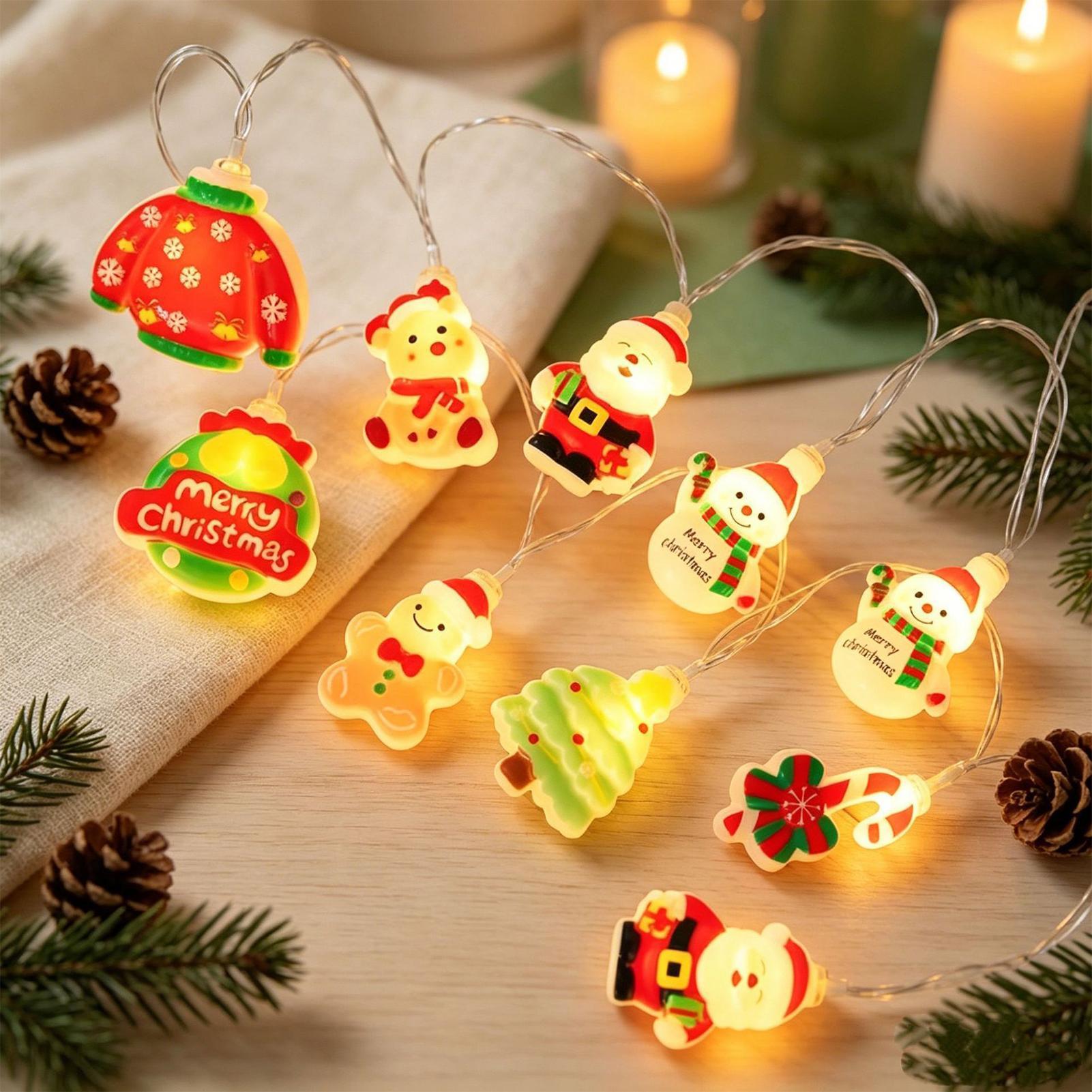 Lighting Tree Decor - Noel Baba LED Işık Zinciri, Noel
