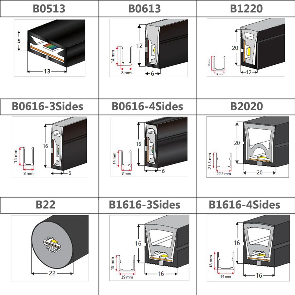 Siyah Silikon Neon LED Tüp IP6 - Lighting Decor And More incelemesi ve fiyatı