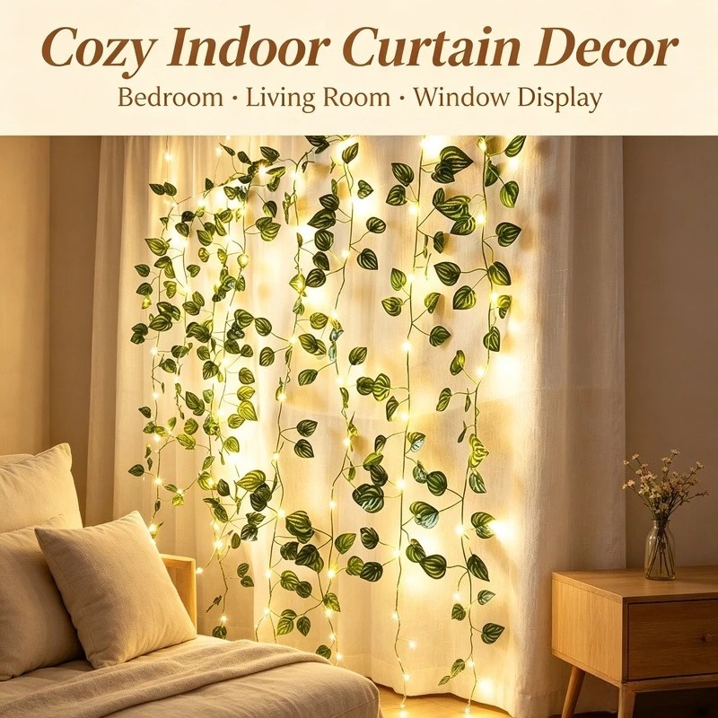 2M Yapay Yaprak LED Işık Zinci - Garden Lighting Decor incelemesi ve fiyatı