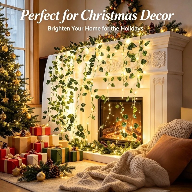 2M Yapay Yaprak LED Işık Zinci - Garden Lighting Decor incelemesi ve fiyatı