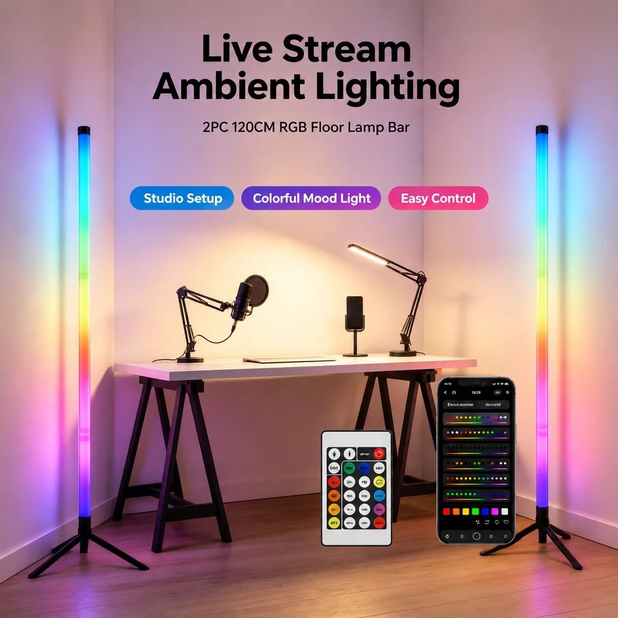 2'li Paket RGB LED Köşe Lambas - Decor Lighting Pack incelemesi ve fiyatı