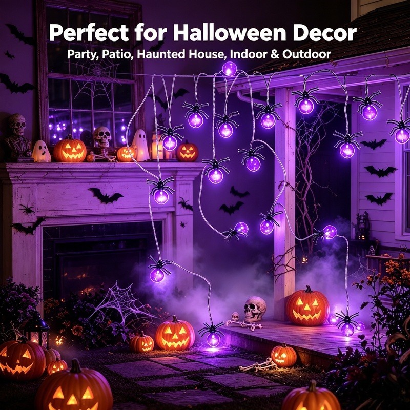 Pille Çalışan Örümcek LED Işık - Garden Lighting Decor incelemesi ve fiyatı