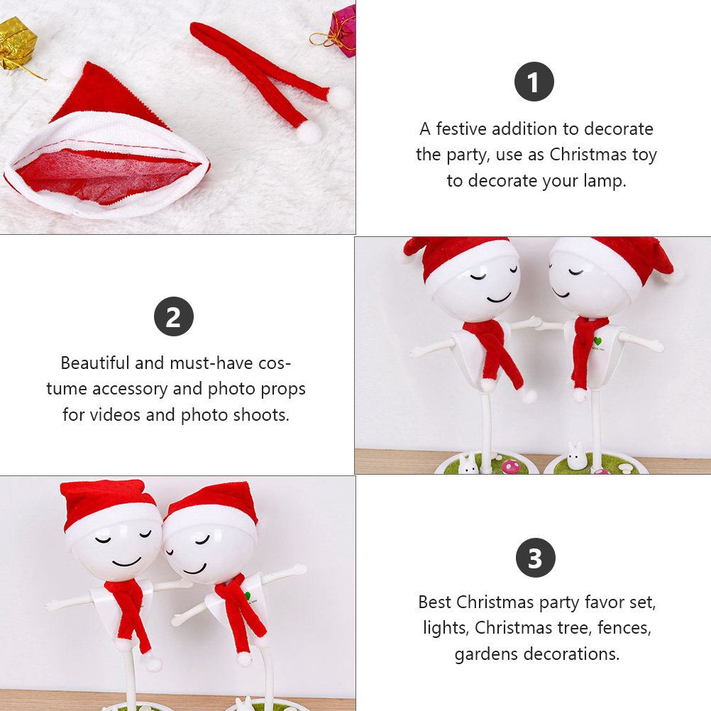 1 takım noel şapkası eşarp dek - Lighting Tree Decor incelemesi ve fiyatı
