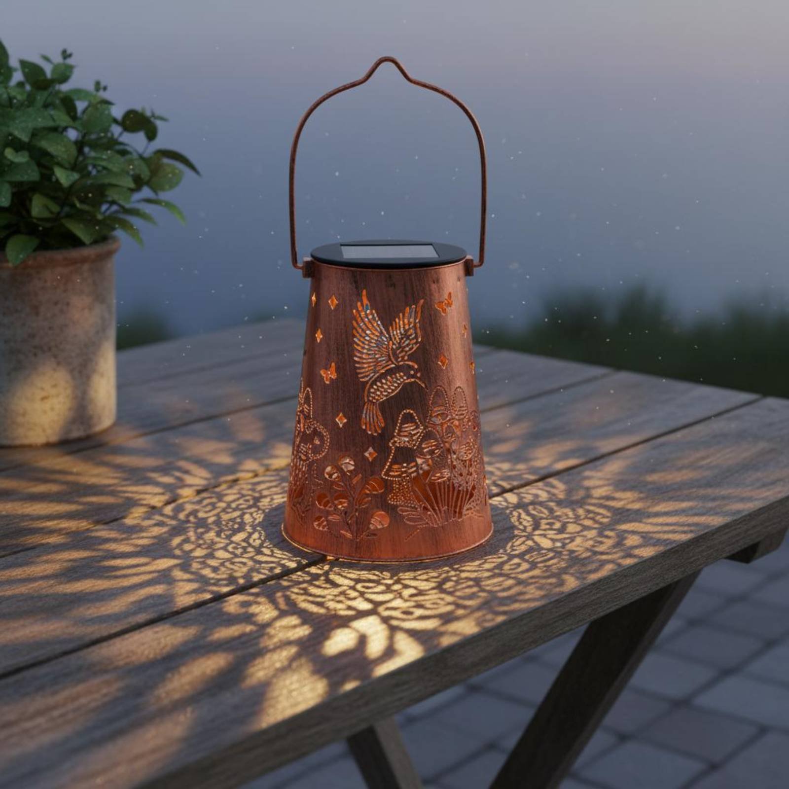 Çiçek Bahçesi Fener Desenli Ba - Garden Lighting Decor incelemesi ve fiyatı