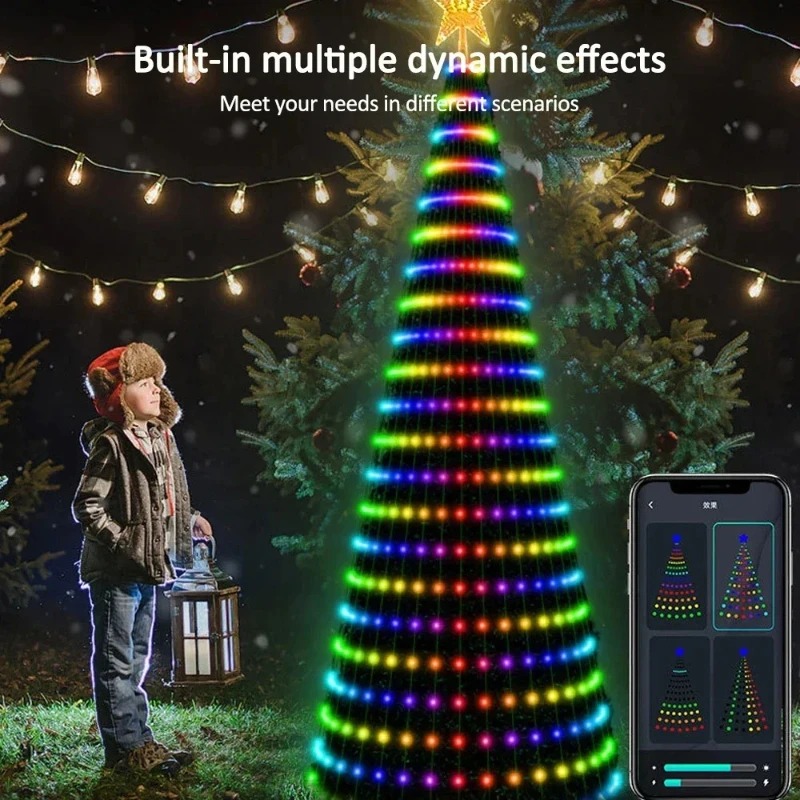 Noel Yıldızı Ağaç Işıkları RGB - Lighting Tree Decor incelemesi ve fiyatı