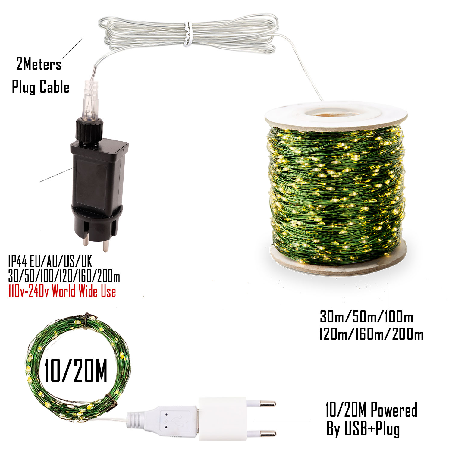 Daha fazla LED Yeşil Tel Çelen - Lighting Decor And More incelemesi ve fiyatı