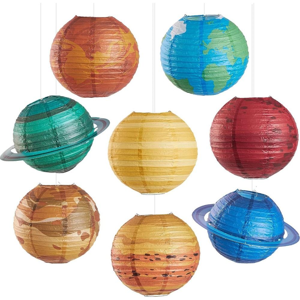 Galaxy Uzay Tema Asılı Gezegen - Lantern Paper Solar incelemesi ve fiyatı