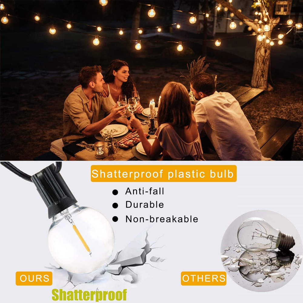 8M/15M G40 Küre Şeklinde Işık  - String Light Outdoor incelemesi ve fiyatı
