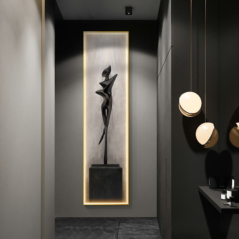 Modern Soyut Sanat İç Mekan Re - Foyer Lighting Wall Decor incelemesi ve fiyatı