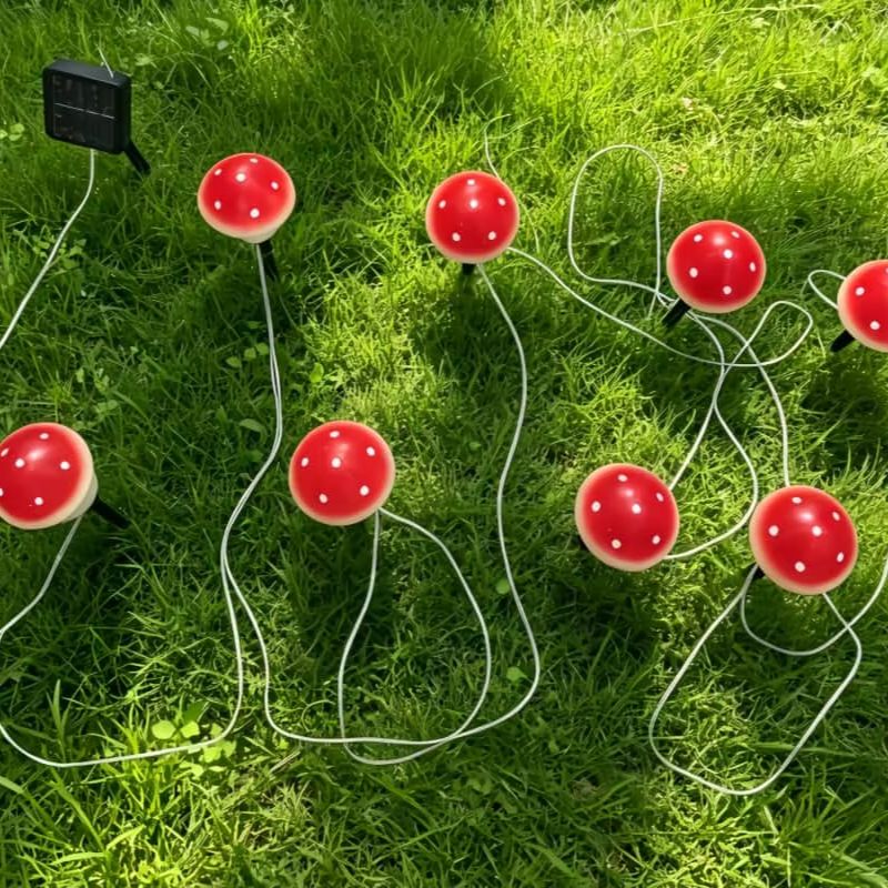Güneş Enerjili Mantar Şeklinde - String Light Outdoor incelemesi ve fiyatı